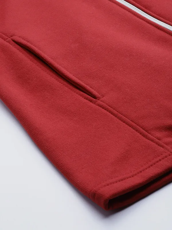 Plus_Size_Mock_Neck_Zip_Closure_Fleece_Tailored_Jacket