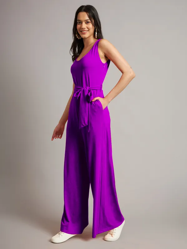 Purple_Cotton_Blend_Single_Jersey_Jumpsuit
