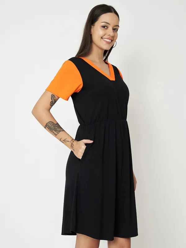 Blackorange_Cotton_Blend_Single_Jersey_Dresses