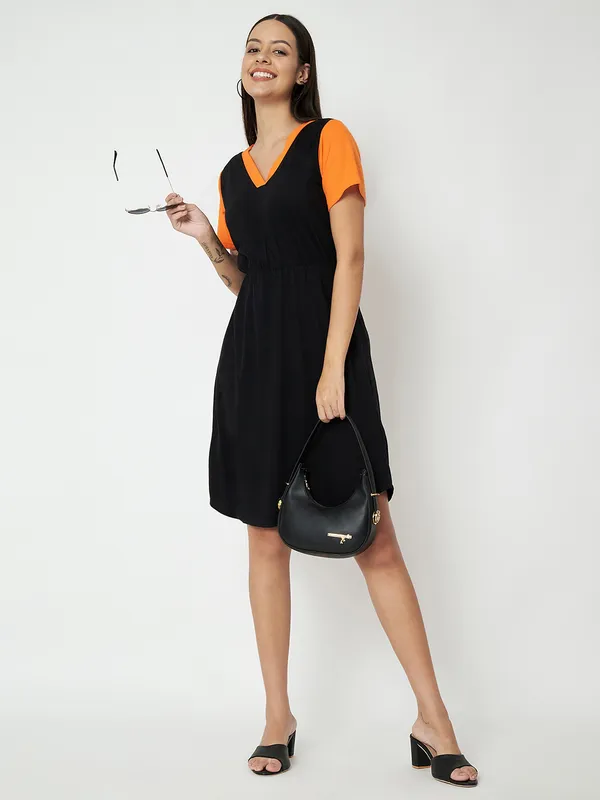 Blackorange_Cotton_Blend_Single_Jersey_Dresses