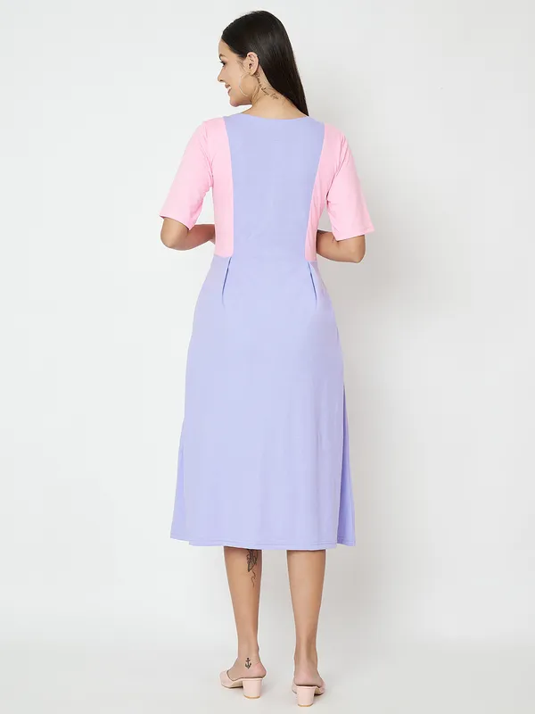 Lavenbbpink_Cotton_Blend_Single_Jersey_Dresses