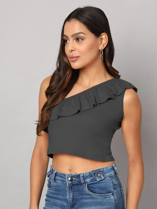 Charcoal_Cotton_Blend_Single_Jersey_Tops