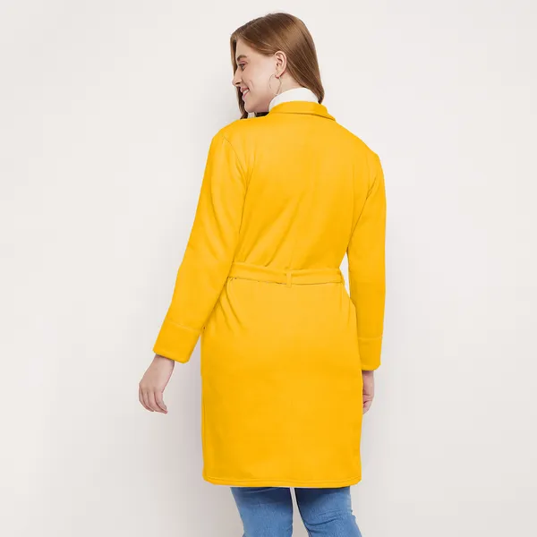 BRINNS_Women_Single_Breasted_Solid_Overcoat