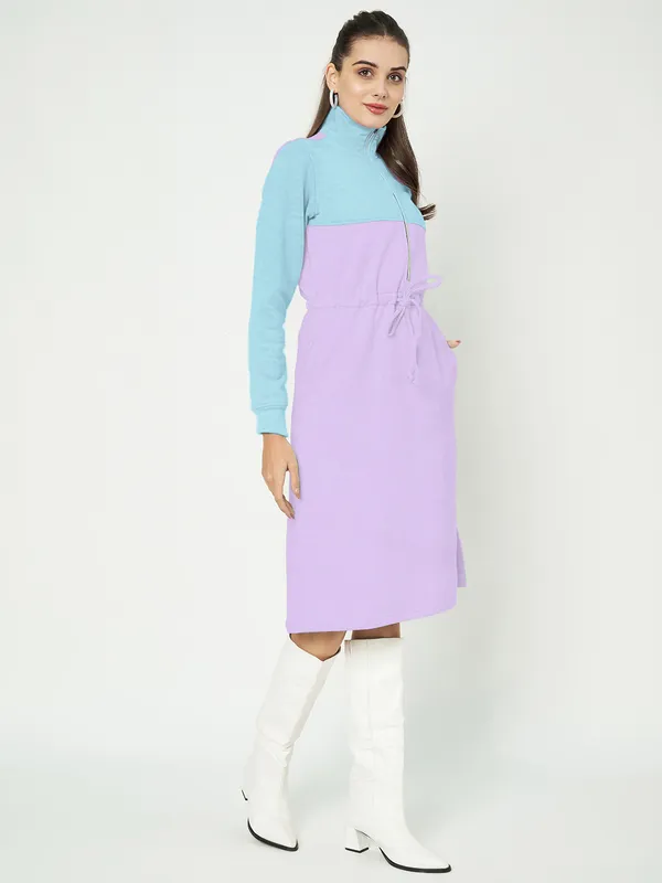 BRINNS_Women_Colourblocked_A-Line_Dress