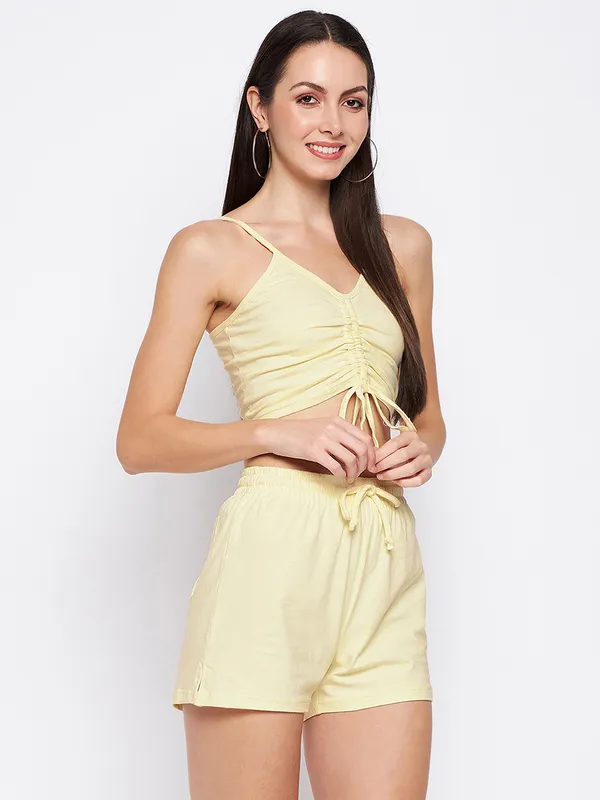 Cream_Cotton_Lycra_Co-Ords