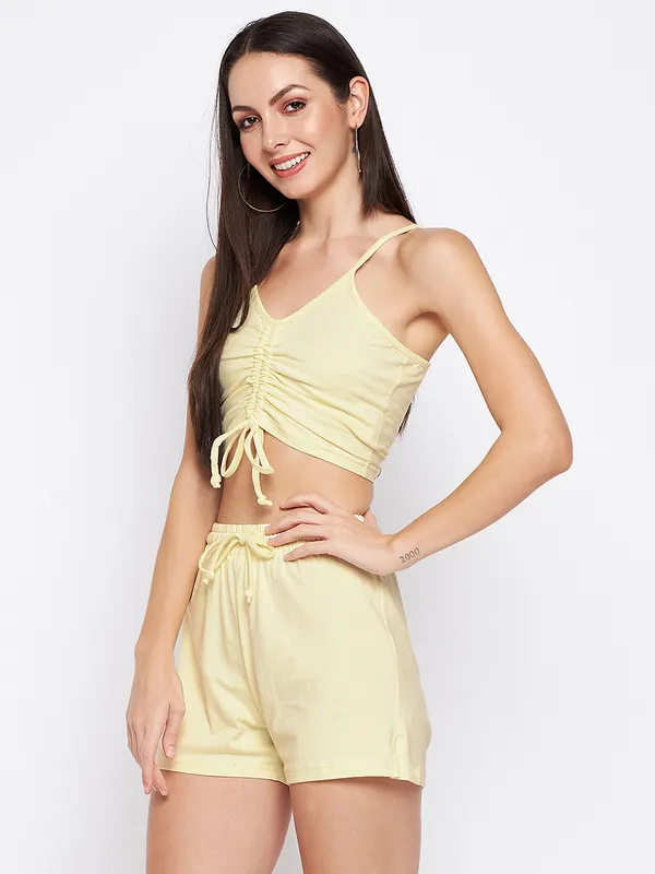 Cream_Cotton_Lycra_Co-Ords