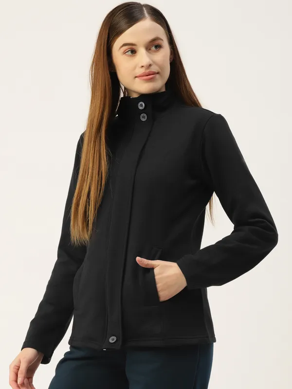 BRINNS_Women_Charcoal_Solid__Sweatshirt