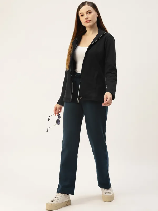 BRINNS_Women_Charcoal_Solid__Sweatshirt