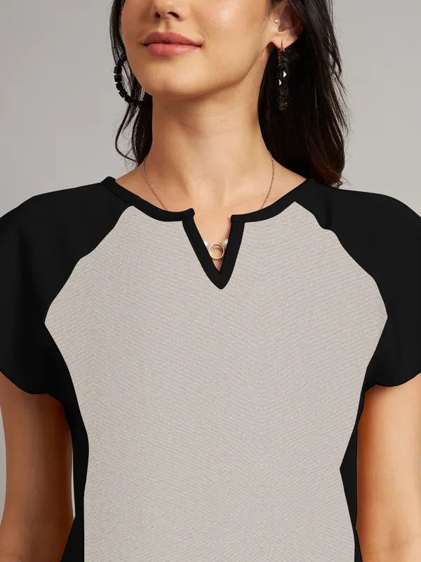 BRINNS_Women_Pure_Cotton_Colourblocked_Sheath_Dress