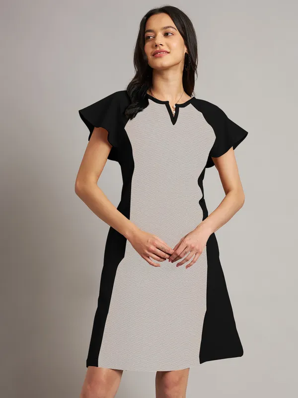 BRINNS_Women_Pure_Cotton_Colourblocked_Sheath_Dress