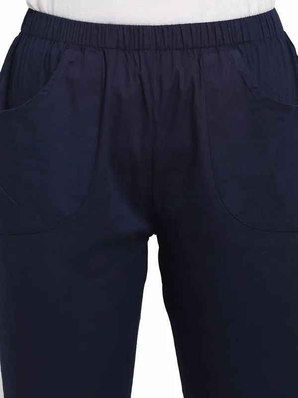Navy_COTTON_Poplin_Lycra_Capris