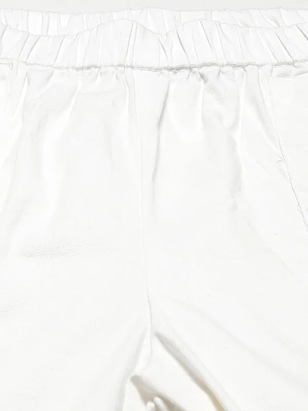 Offwhite_COTTON_Poplin_Lycra_Capris