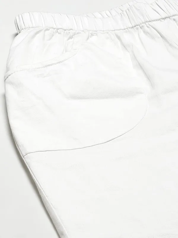 Offwhite_COTTON_Poplin_Lycra_Capris