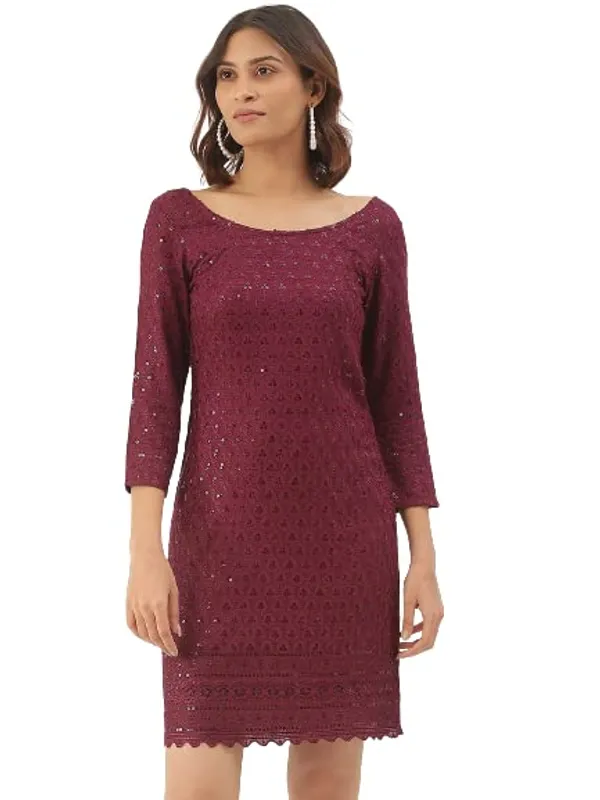 Purple_Rayon_Sequinn_Dresses_For_Women
