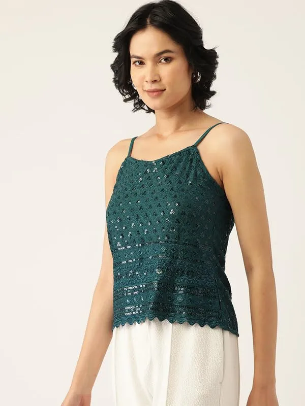Teal_Rayon_Sequinn_Dresses