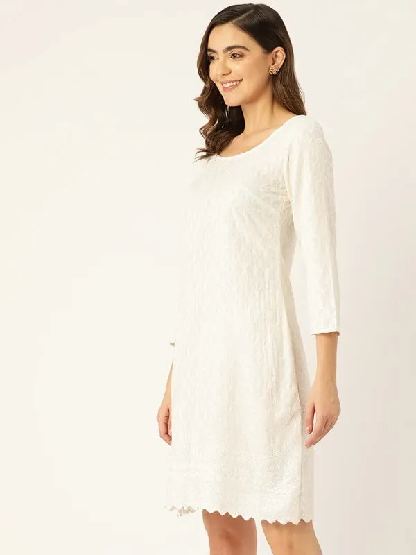 White_Rayon_Sequinn_Dresses