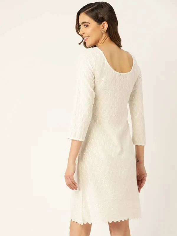 White_Rayon_Sequinn_Dresses