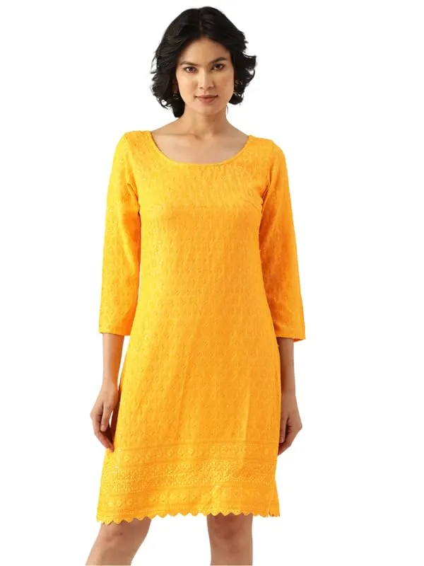 Yellow_Rayon_Sequinn_Dresses