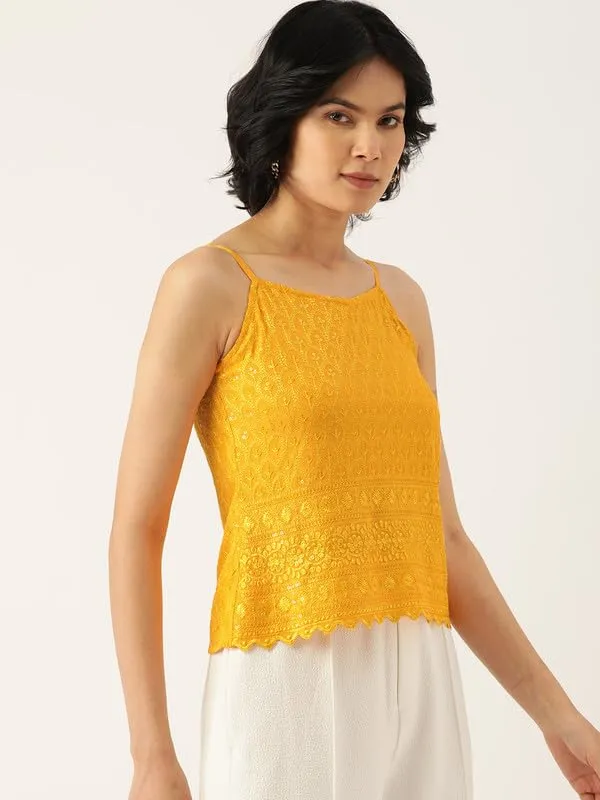 Yellow_Rayon_Sequinn_Dresses