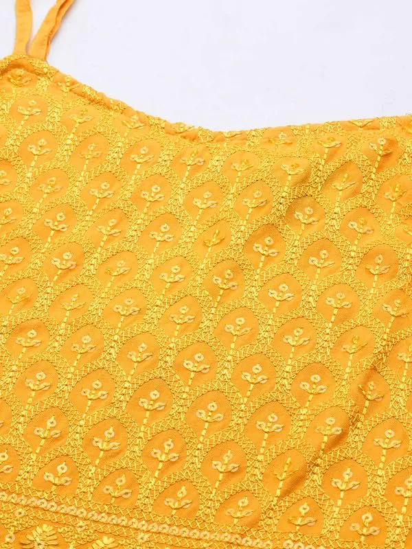 Yellow_Rayon_Sequinn_Dresses