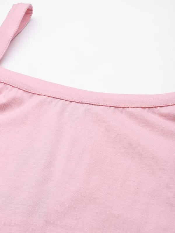Pink_Cotton_Lycra_Camisoles