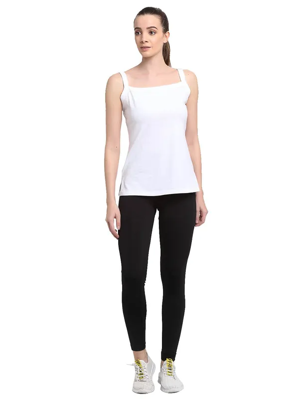 White_Cotton_Lycra_Camisoles