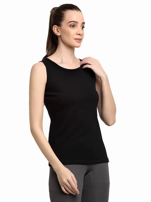 Black_Cotton_Lycra_Camisoles
