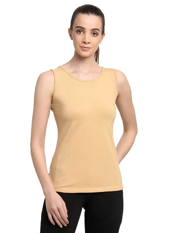 Dbeige_Cotton_Lycra_Camisoles