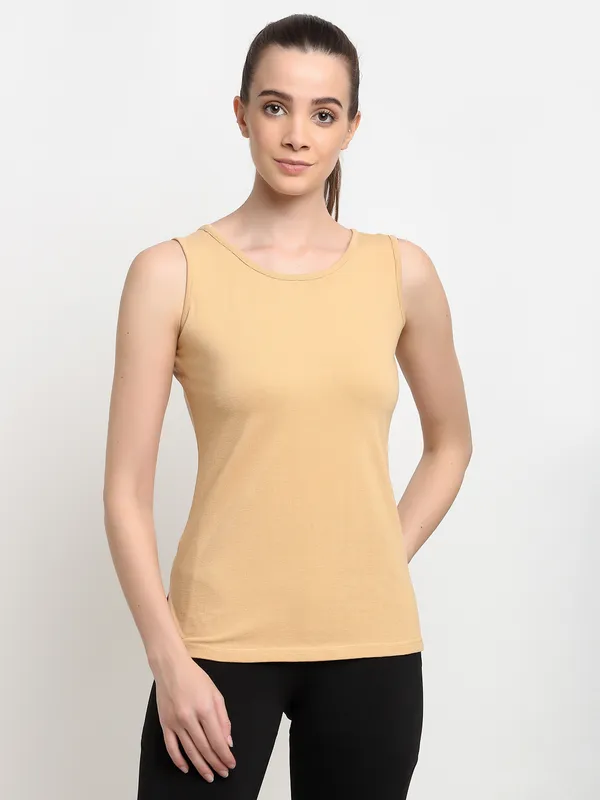 Beige_Solid_Camisole