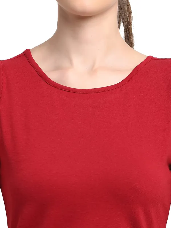 Maroon_Cotton_Lycra_Camisoles