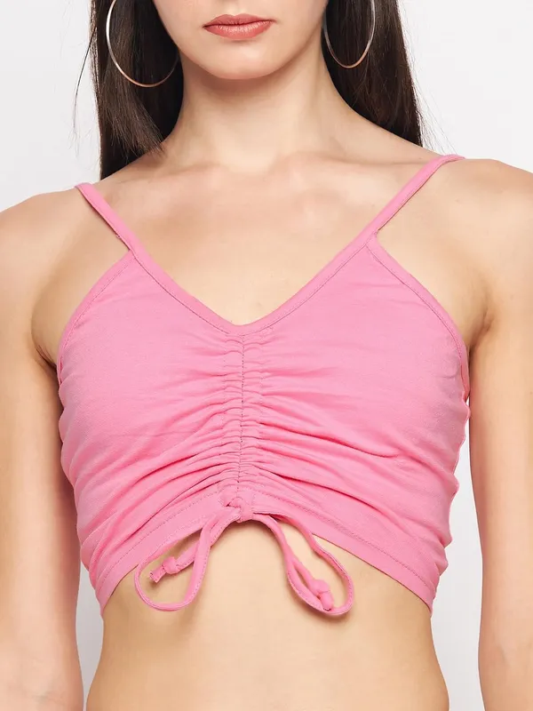 Pink_Cotton_Lycra_Co-Ords
