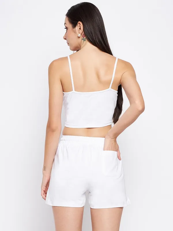 White_Cotton_Lycra_Co-Ords