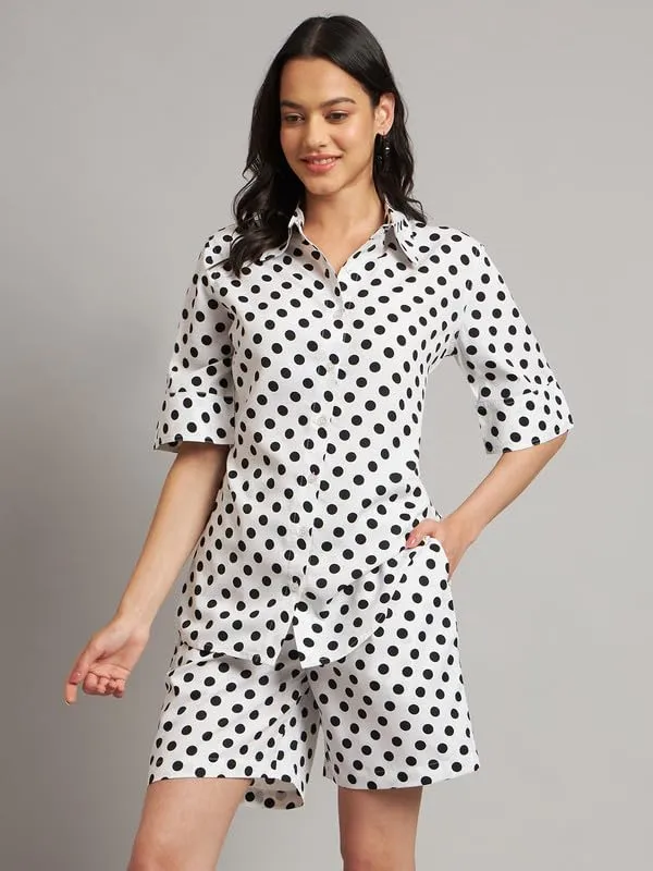 White_Polka_Polyester_Print_Co-Ords