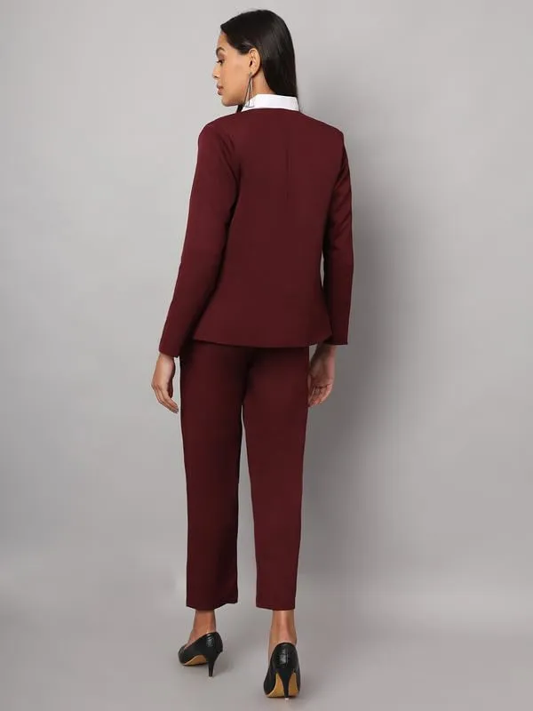 Burgundy_Polyester_Lycra_Suits