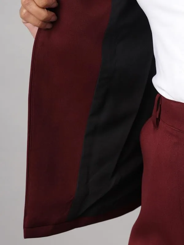 Burgundy_Polyester_Lycra_Suits