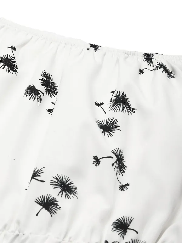 Whiteprint_Polyester_Print_Dresses