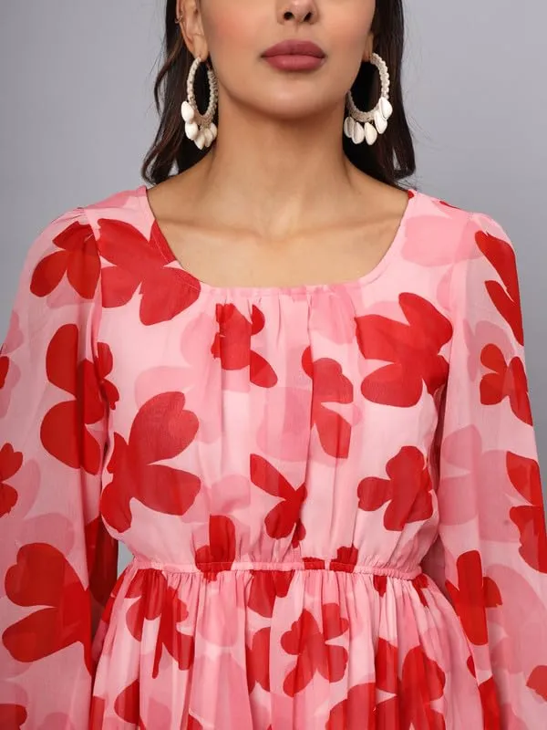 Multi_Coloured_Georgette_Dresses