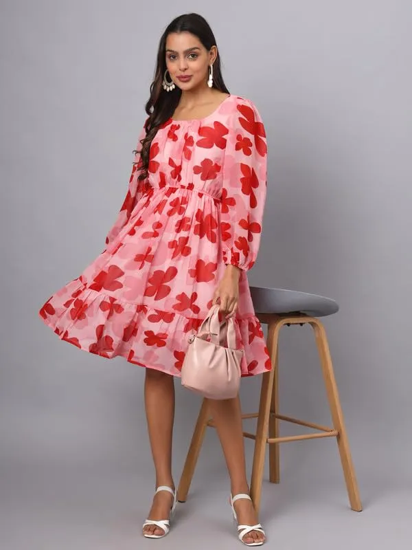 Multi_Coloured_Georgette_Dresses