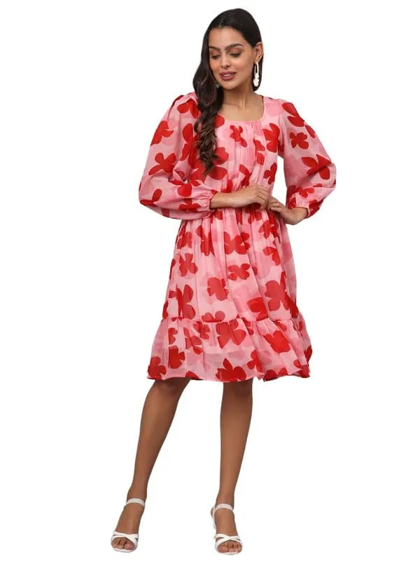 Multi_Coloured_Georgette_Dresses