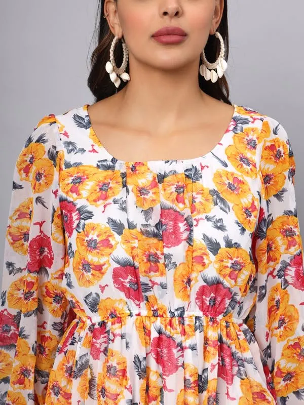 Multi_Coloured_Georgette_Dresses