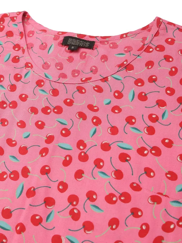 BRINNS_Pink_Midi_Dress