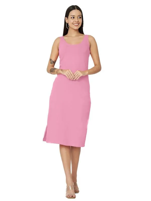 Pink_Cotton_Lycra_Dresses