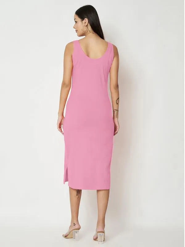 Pink_Cotton_Lycra_Dresses