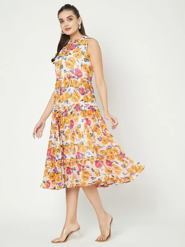 Multicolor_Georgette_Dresses