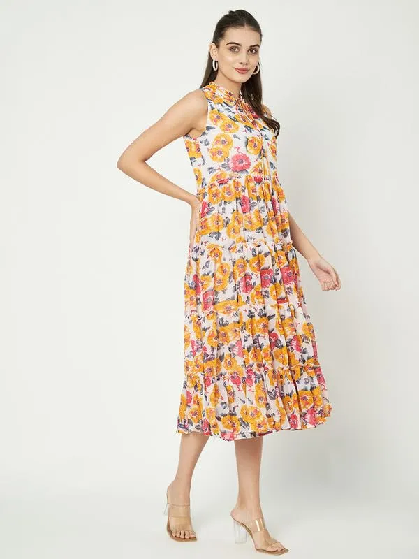 Multicolor_Georgette_Dresses