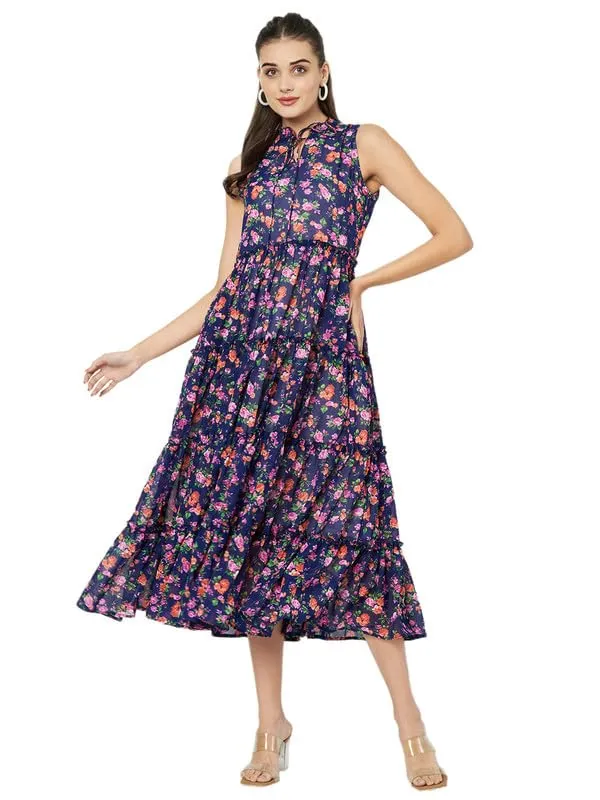 Multicolor_Georgette_Dresses