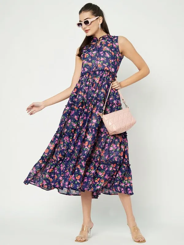 Multicolor_Georgette_Dresses