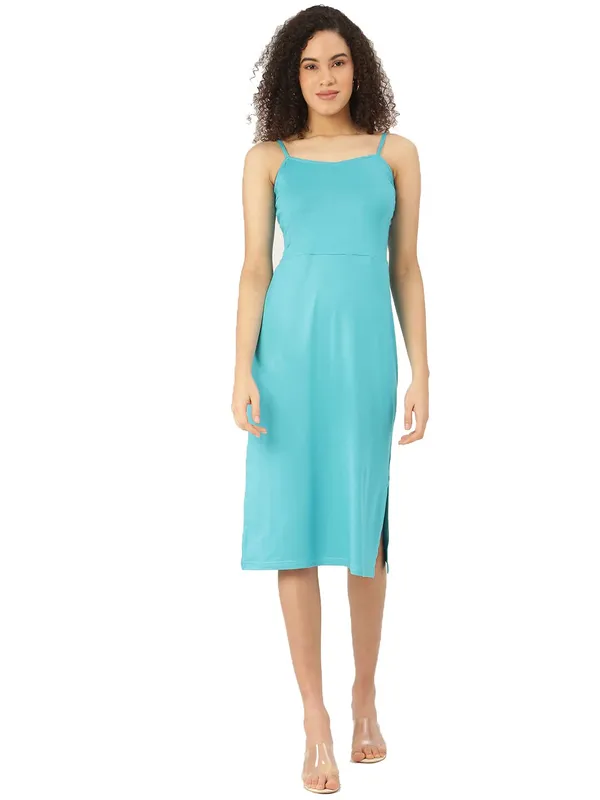 BRINNS_Turquoise_Blue_Sheath_Midi_Dress