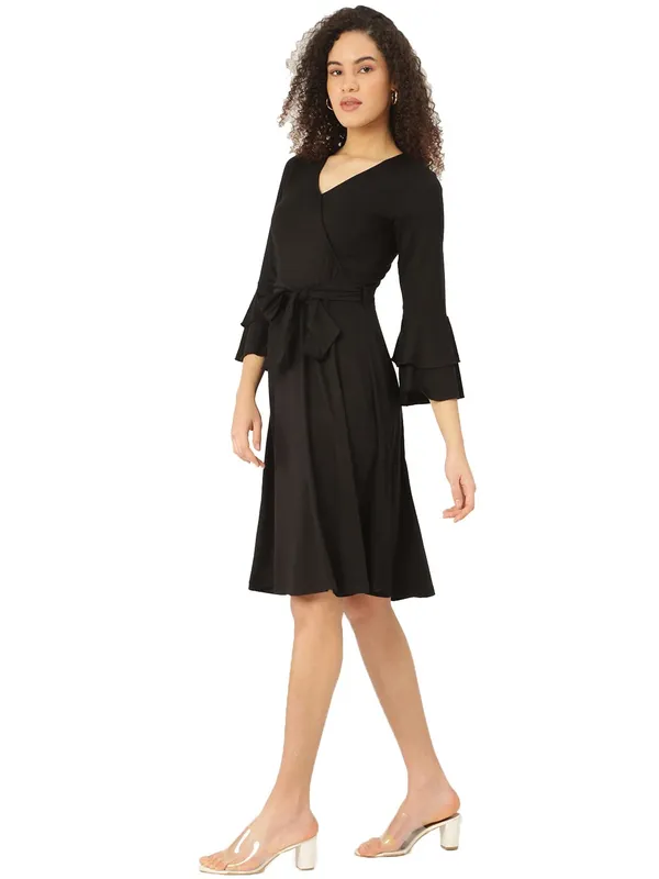 BRINNS_Black_Midi_Dress