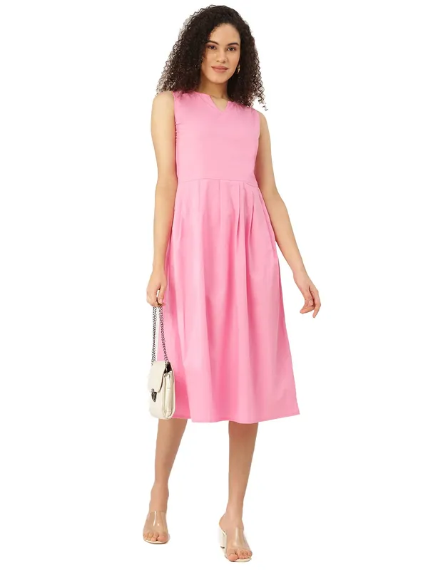 BRINNS_Pink_Midi_Dress